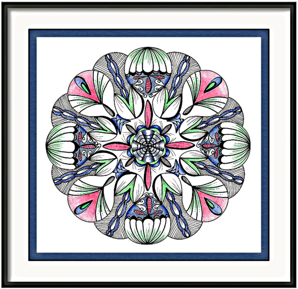 Mandala-150-Framed