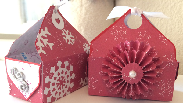 Treat Boxes Using Envelope punch board