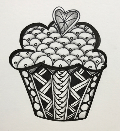 Cupcake doodle