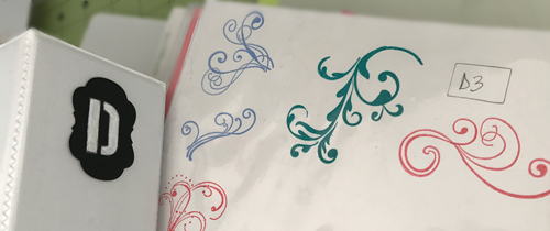 Flourish Stamps in Index Page