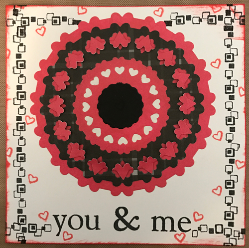 Cut Fold and Tuck Valentine Card