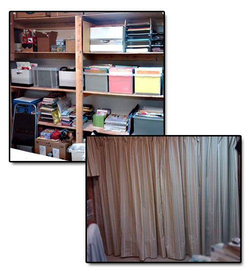 My New Art Studio Curtains
