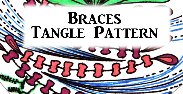 How to Draw My Tangle Pattern – Braces