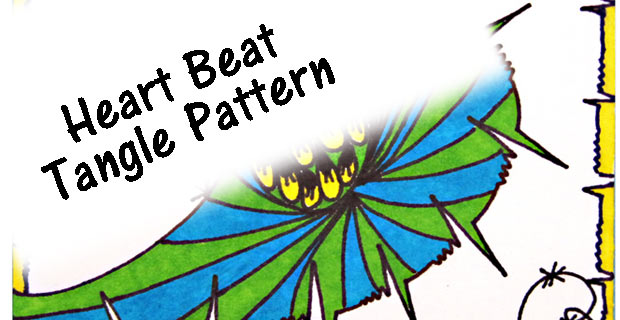 Zeart- a Heart Beat Inspired Tangle