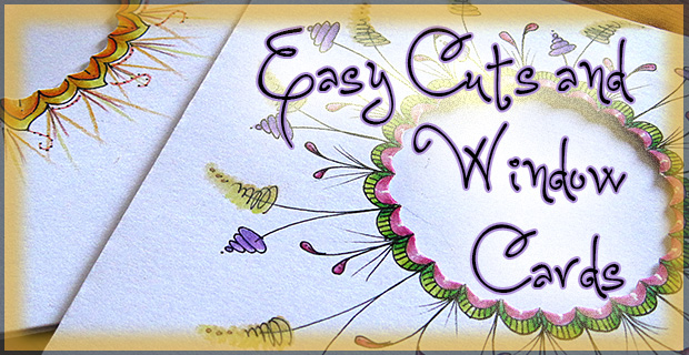 Cards with Windows and Fancy Edges